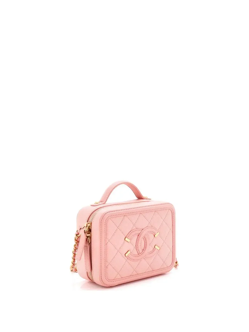 Chanel Filigree Vanity Case Quilted #277161C39B